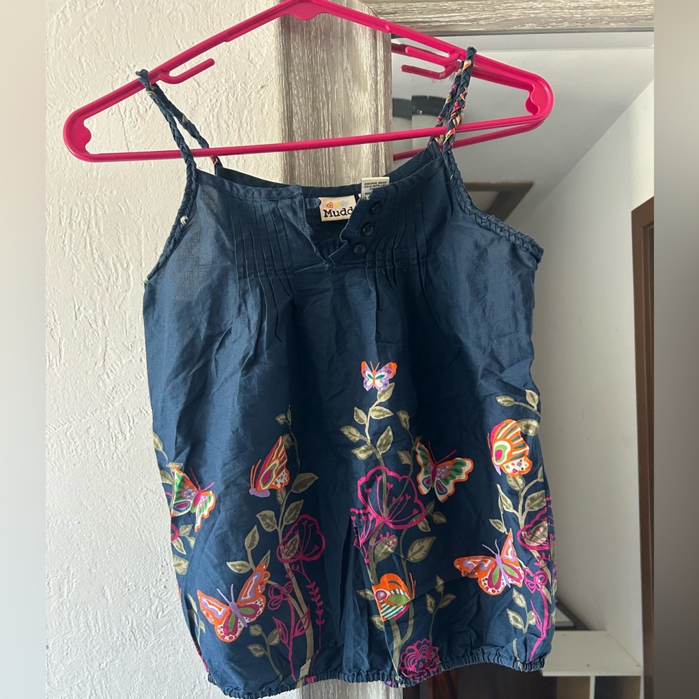 Mudd Blue Cotton Tank Top